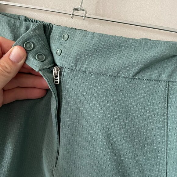 Lululemon 2021 Ventlight Cargo Mid Rise Crop 26" Pants Tidewater Teal Green 4 - Picture 8 of 11